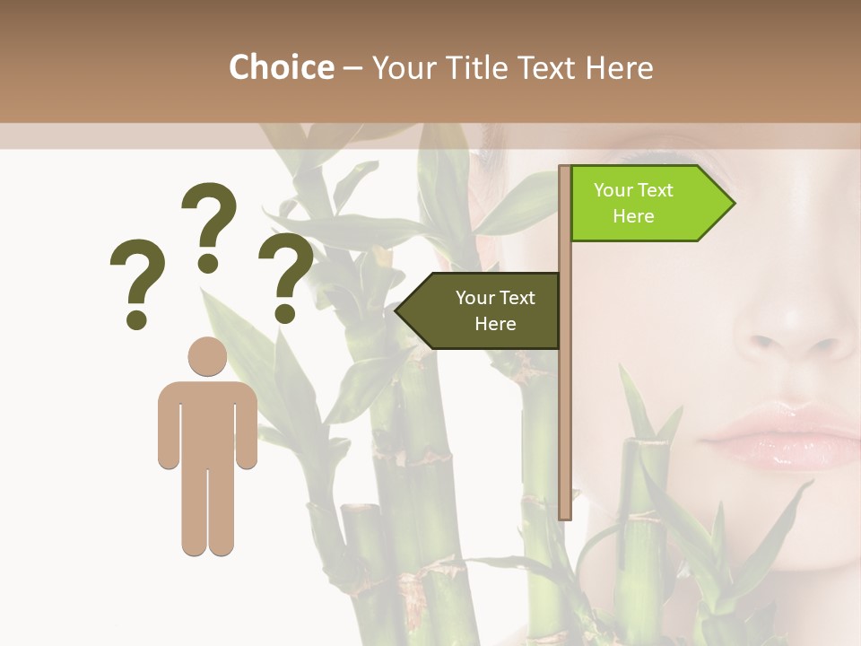 Cosmetics Nature Purity PowerPoint Template