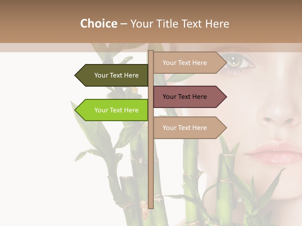 Cosmetics Nature Purity PowerPoint Template