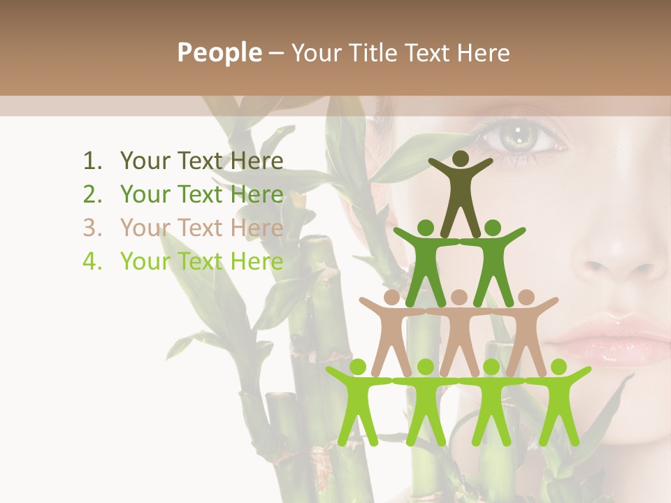 Cosmetics Nature Purity PowerPoint Template