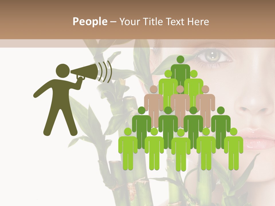 Cosmetics Nature Purity PowerPoint Template