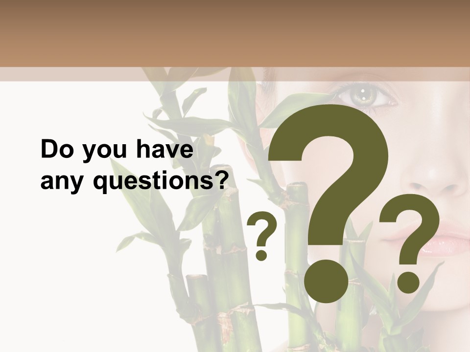 Cosmetics Nature Purity PowerPoint Template