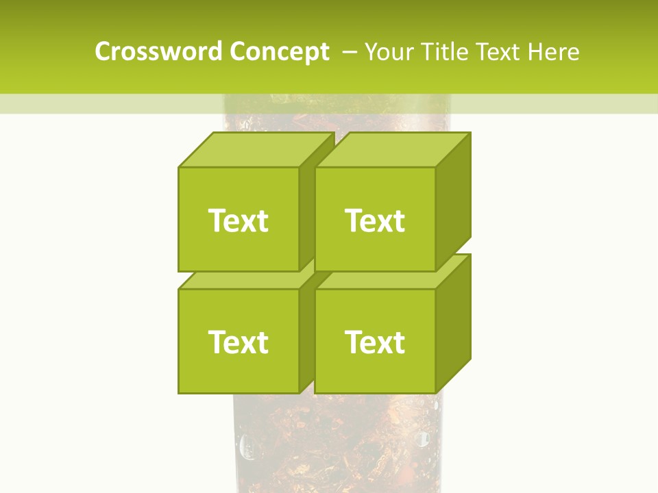 Summer Cubes Thirsty PowerPoint Template