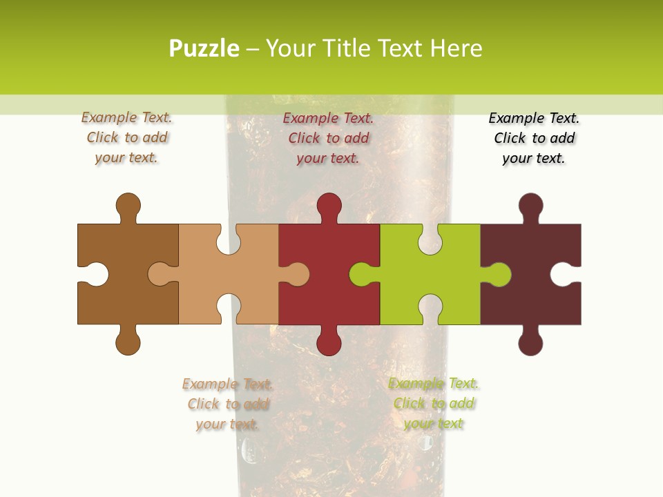 Summer Cubes Thirsty PowerPoint Template