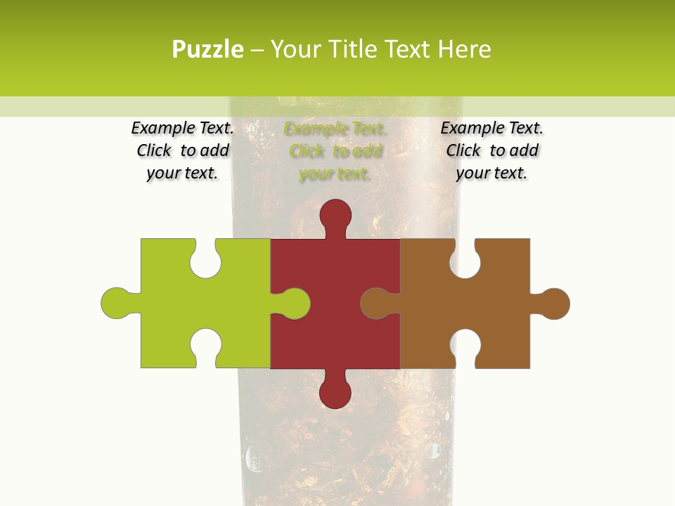 Summer Cubes Thirsty PowerPoint Template