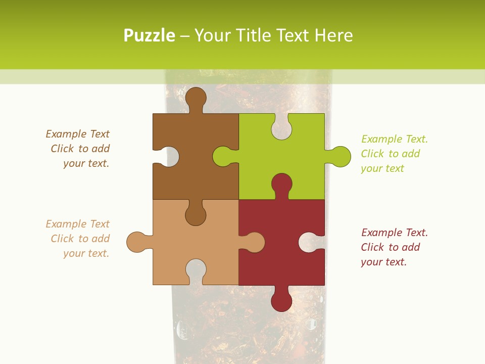 Summer Cubes Thirsty PowerPoint Template