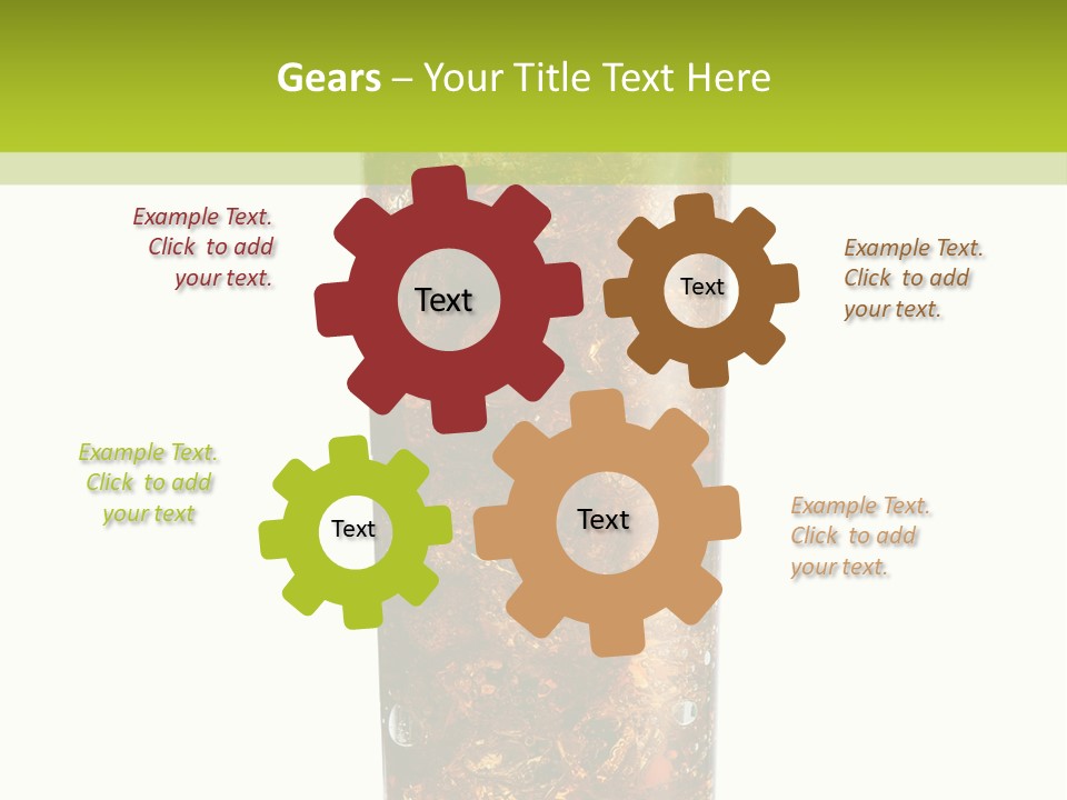 Summer Cubes Thirsty PowerPoint Template