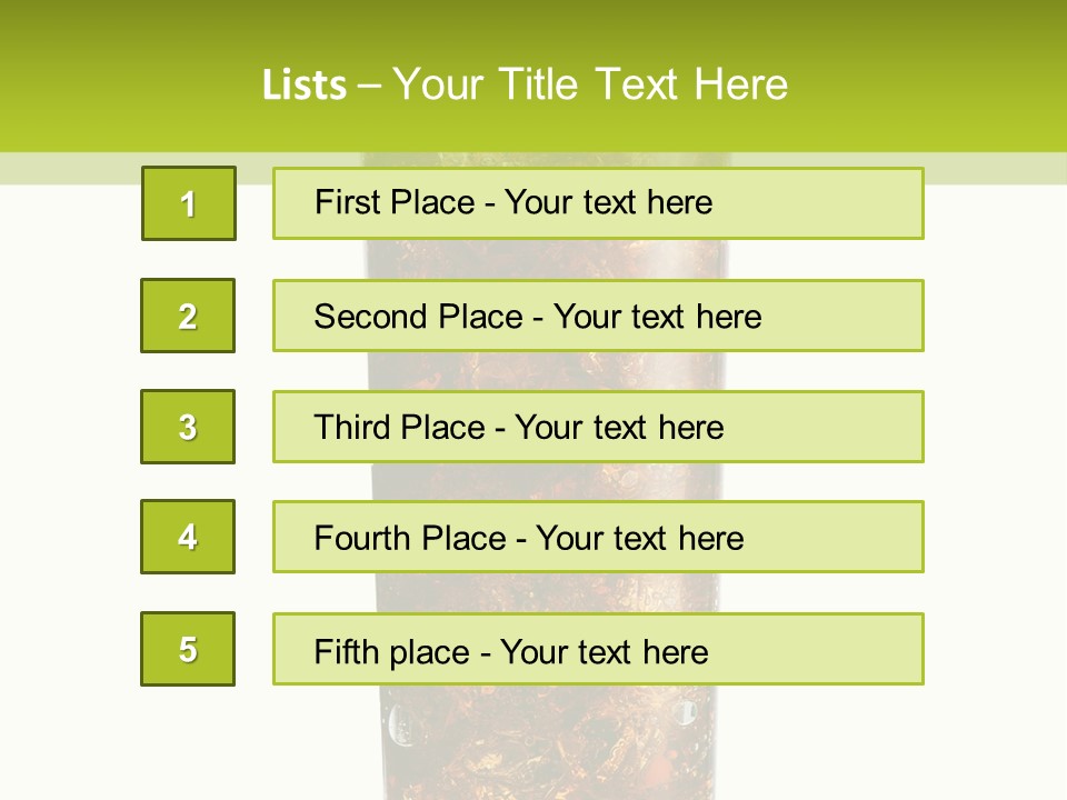 Summer Cubes Thirsty PowerPoint Template