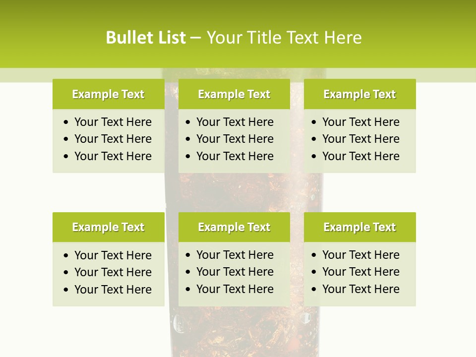 Summer Cubes Thirsty PowerPoint Template