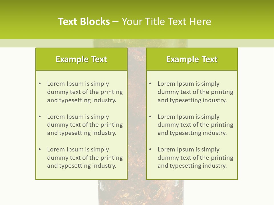 Summer Cubes Thirsty PowerPoint Template