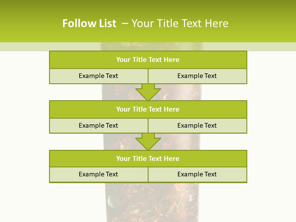 Summer Cubes Thirsty PowerPoint Template
