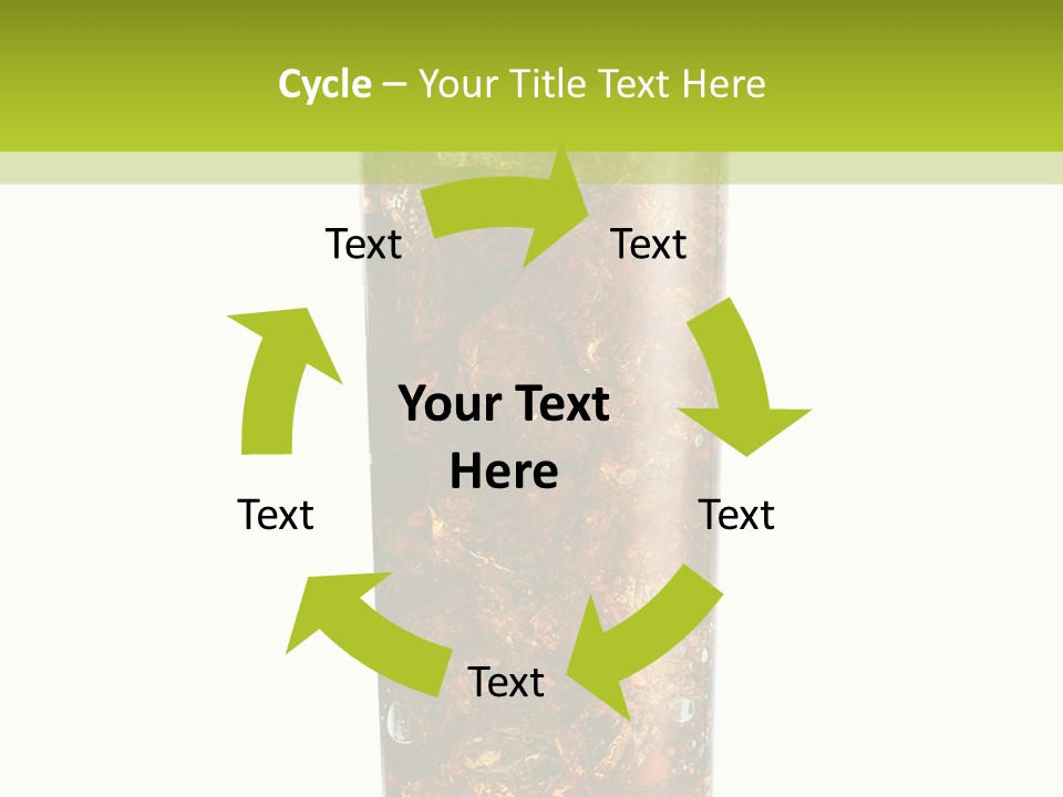 Summer Cubes Thirsty PowerPoint Template