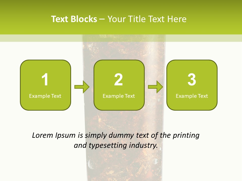Summer Cubes Thirsty PowerPoint Template