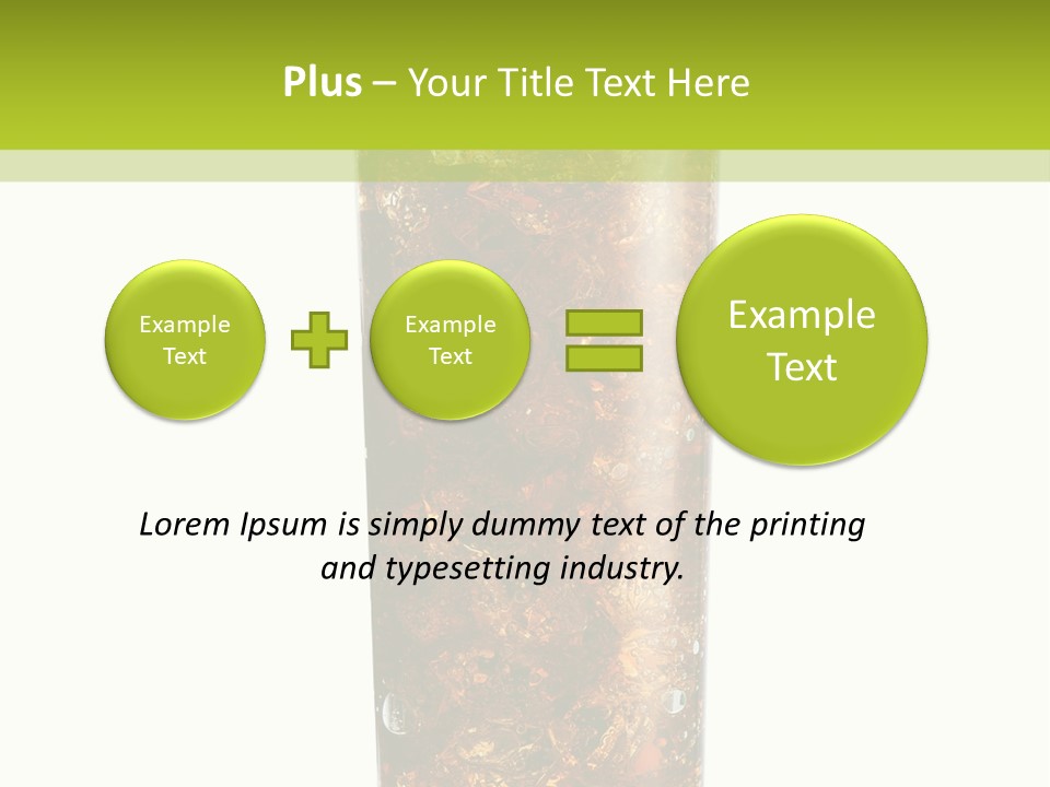 Summer Cubes Thirsty PowerPoint Template