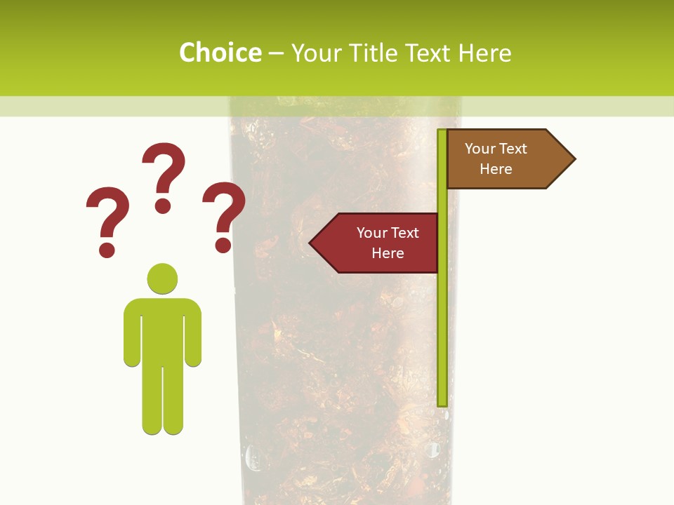 Summer Cubes Thirsty PowerPoint Template