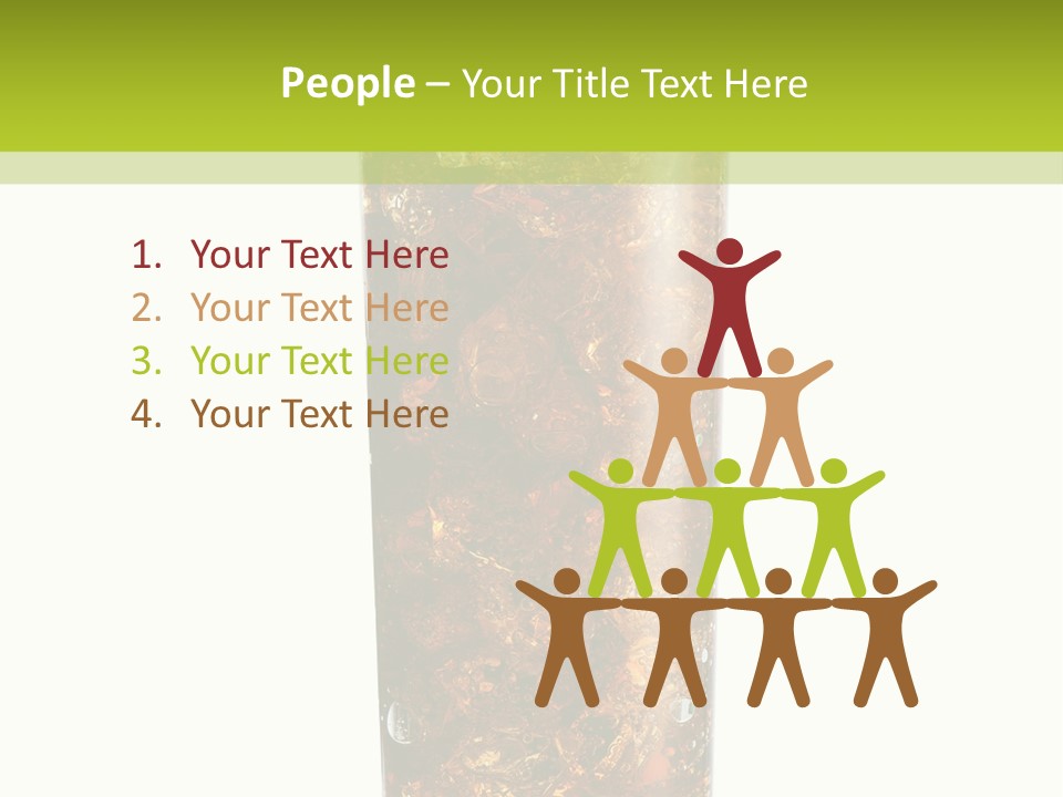 Summer Cubes Thirsty PowerPoint Template