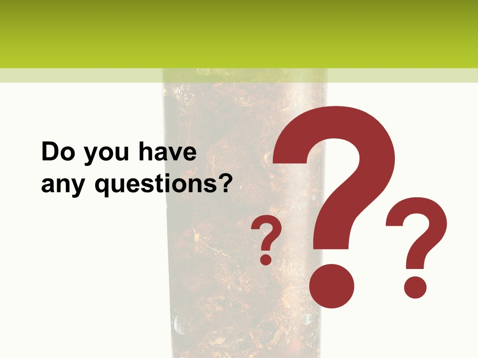 Summer Cubes Thirsty PowerPoint Template