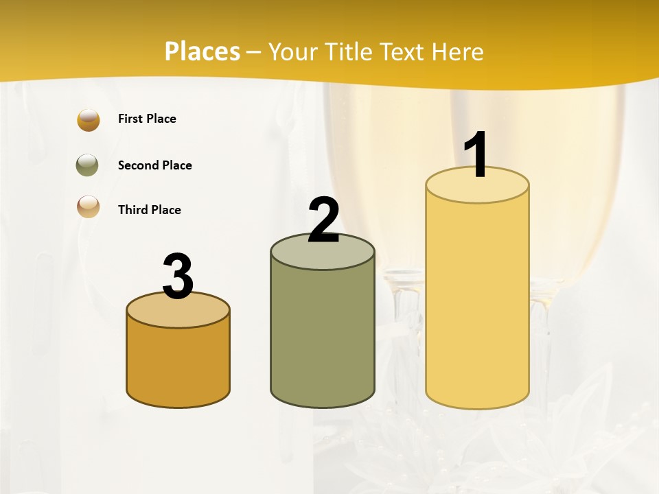 Crystal Wed Glass PowerPoint Template