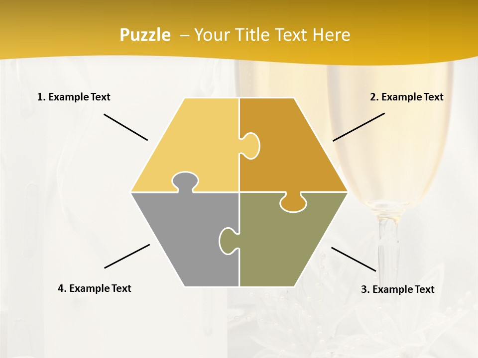 Crystal Wed Glass PowerPoint Template