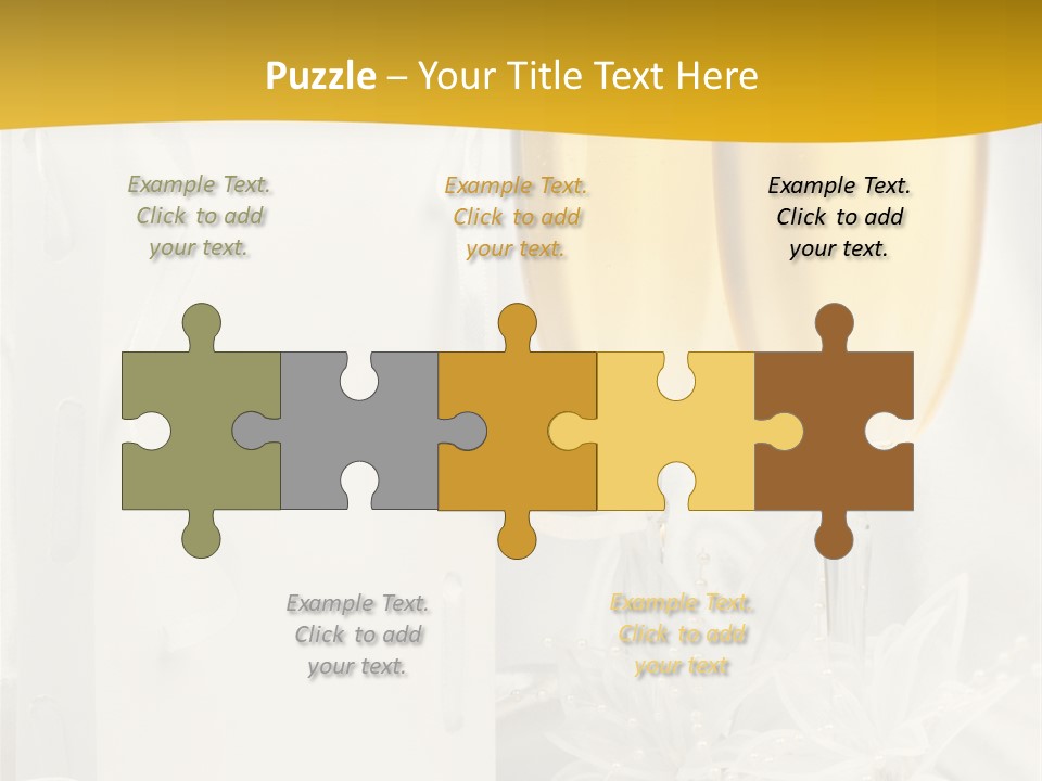 Crystal Wed Glass PowerPoint Template