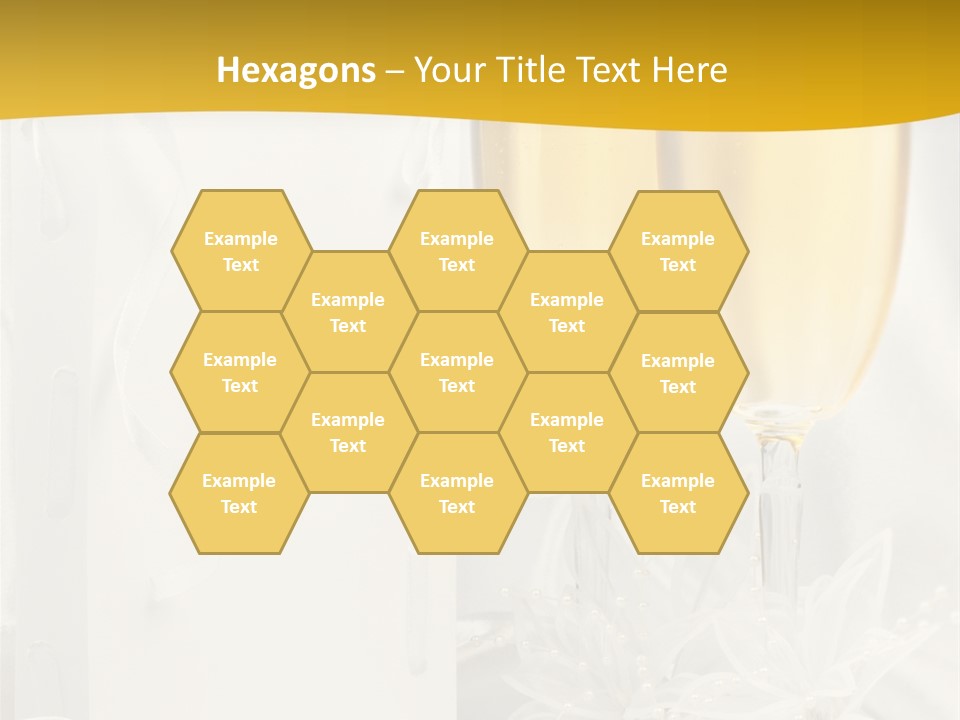 Crystal Wed Glass PowerPoint Template