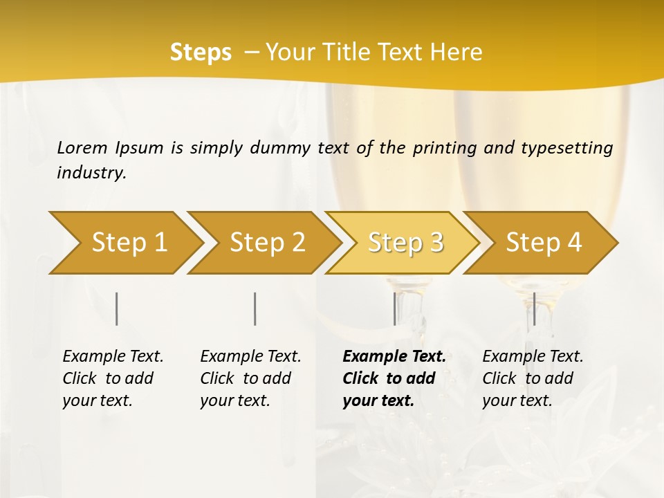 Crystal Wed Glass PowerPoint Template