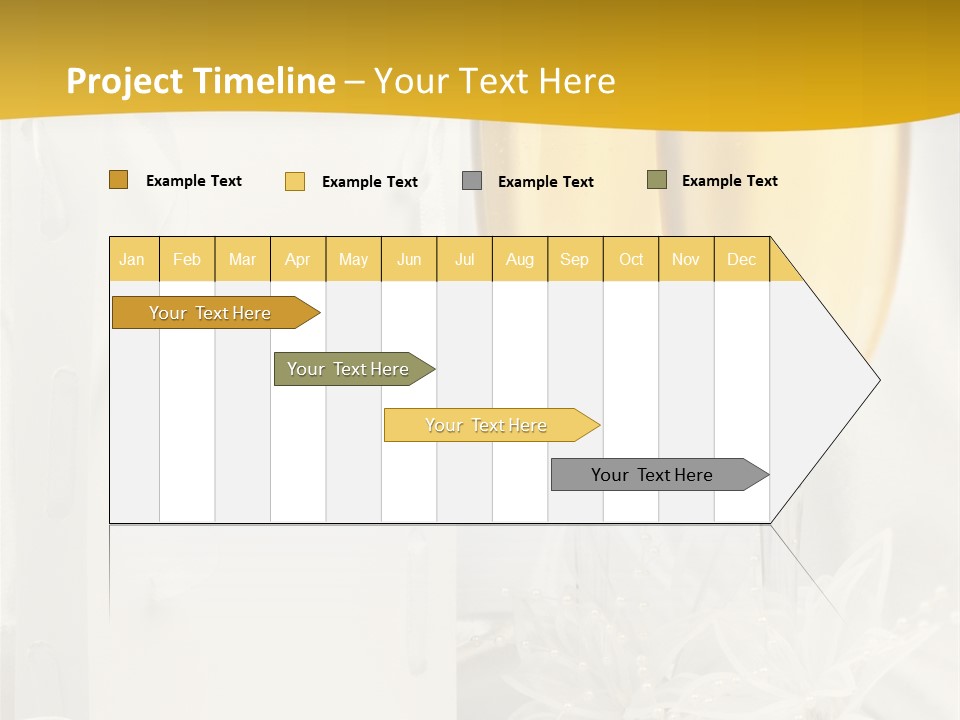 Crystal Wed Glass PowerPoint Template