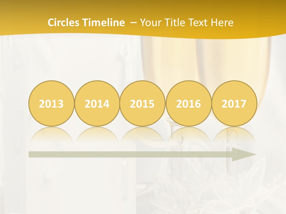 Crystal Wed Glass PowerPoint Template