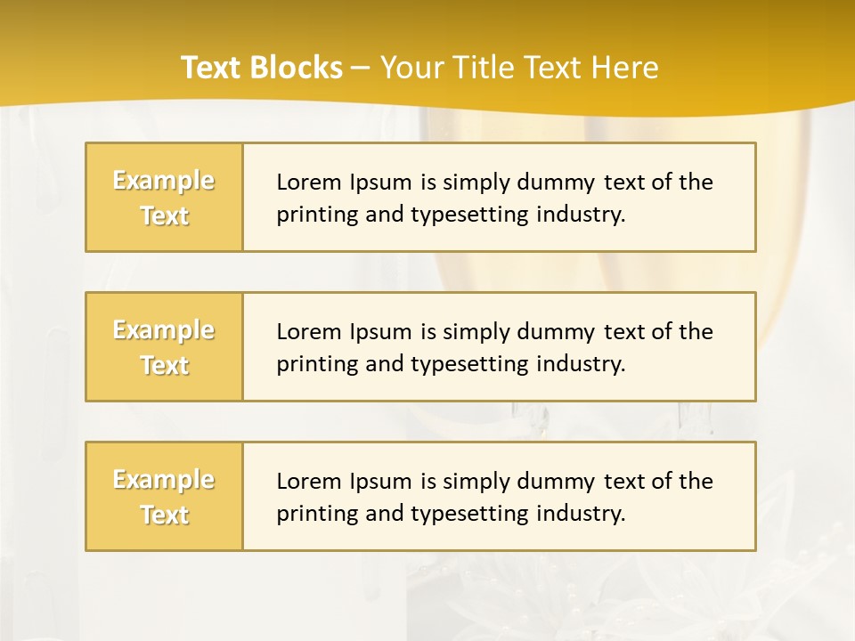 Crystal Wed Glass PowerPoint Template