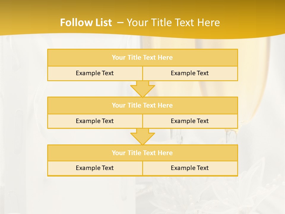 Crystal Wed Glass PowerPoint Template