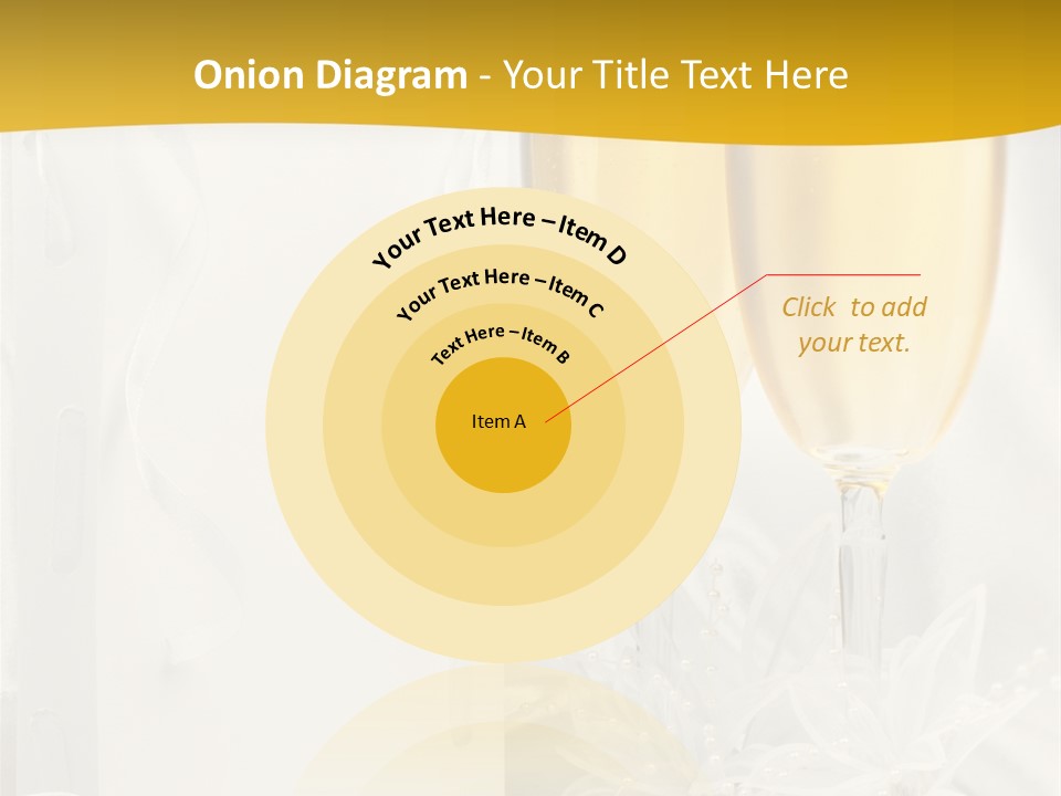 Crystal Wed Glass PowerPoint Template