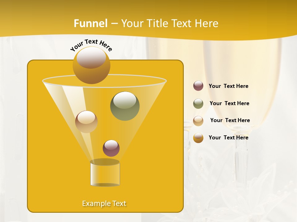 Crystal Wed Glass PowerPoint Template