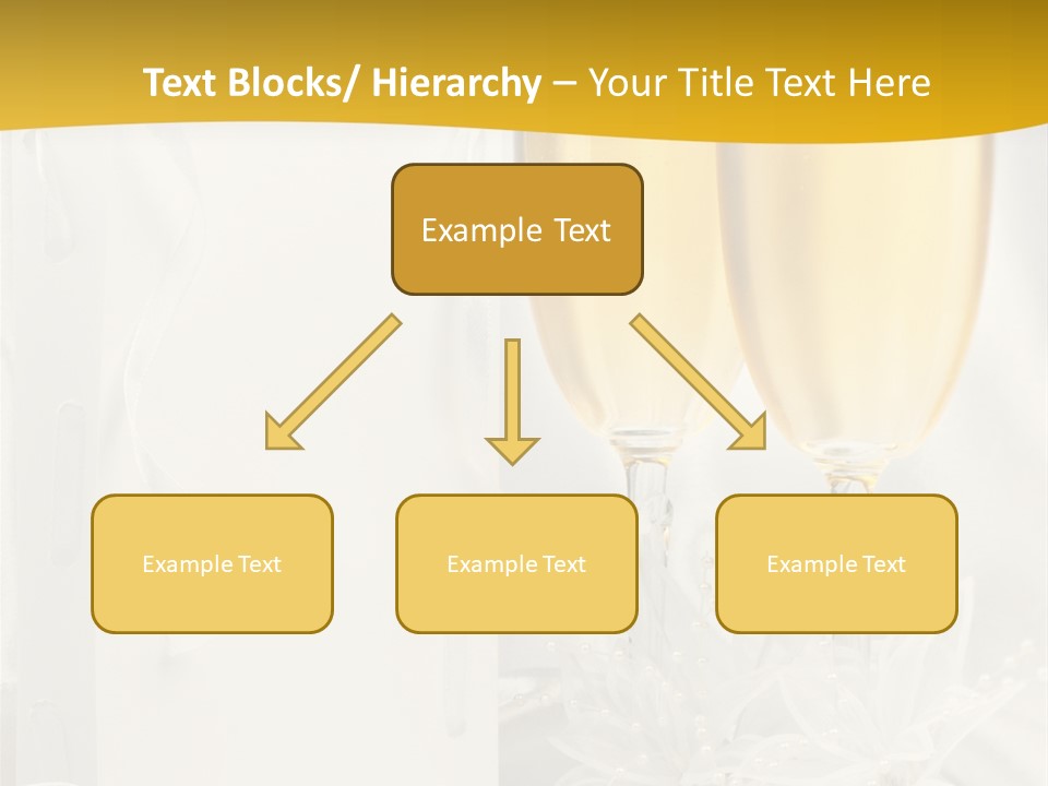 Crystal Wed Glass PowerPoint Template