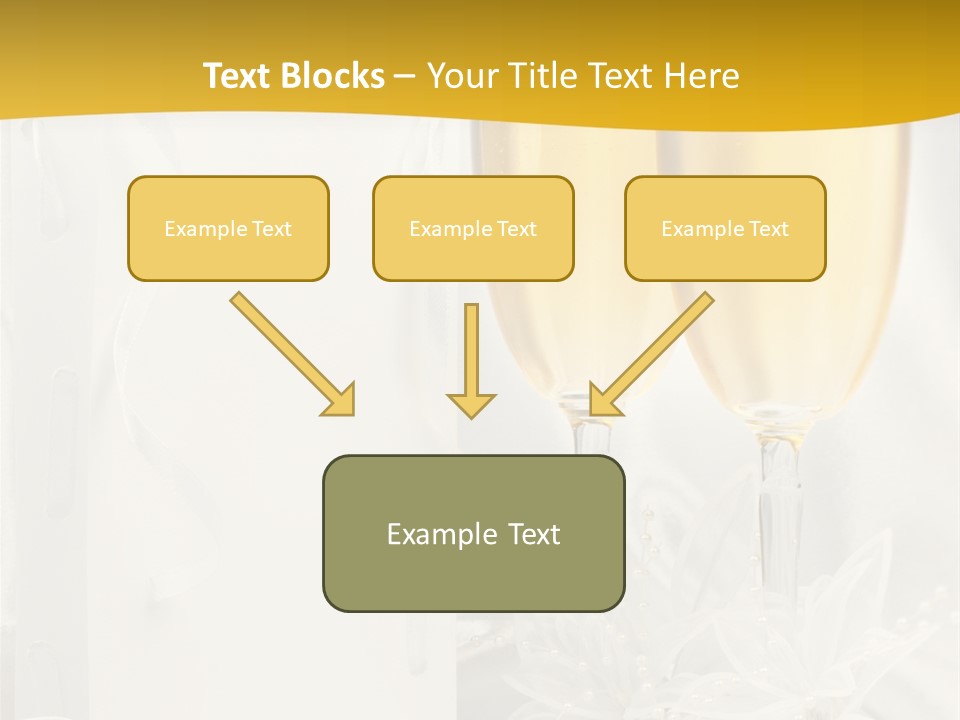Crystal Wed Glass PowerPoint Template