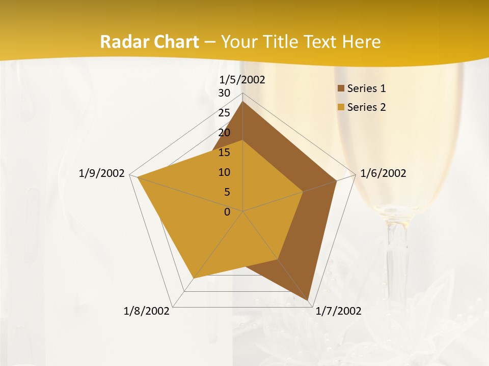 Crystal Wed Glass PowerPoint Template