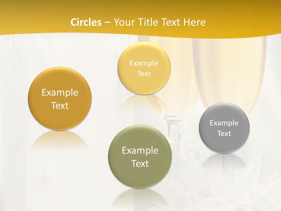 Crystal Wed Glass PowerPoint Template