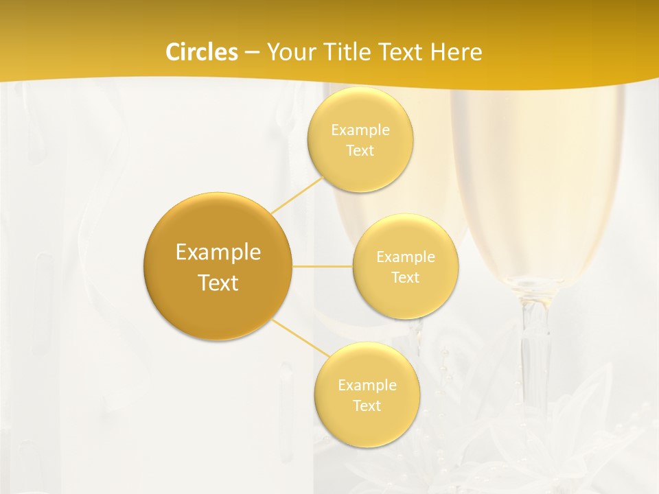 Crystal Wed Glass PowerPoint Template