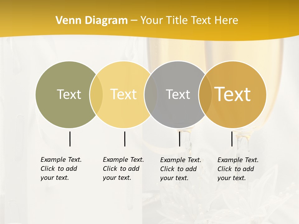 Crystal Wed Glass PowerPoint Template