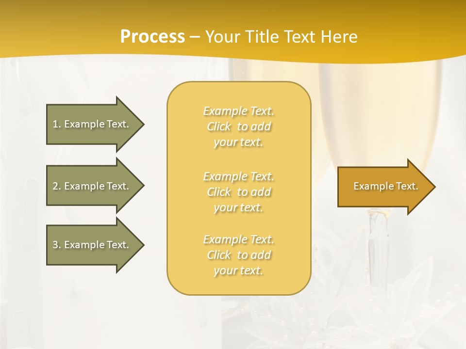 Crystal Wed Glass PowerPoint Template