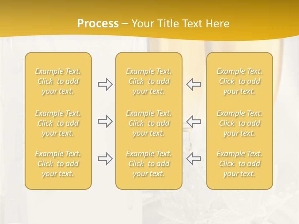 Crystal Wed Glass PowerPoint Template