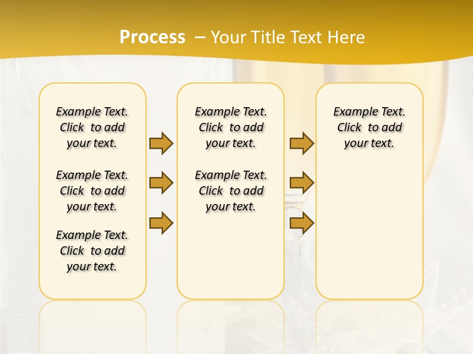 Crystal Wed Glass PowerPoint Template