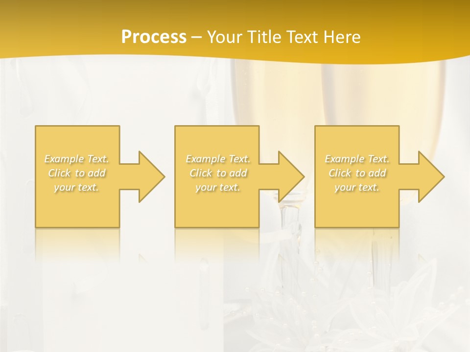 Crystal Wed Glass PowerPoint Template