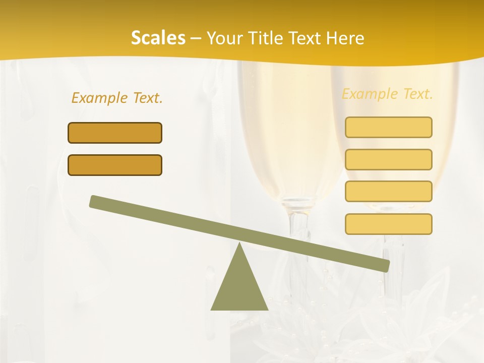 Crystal Wed Glass PowerPoint Template
