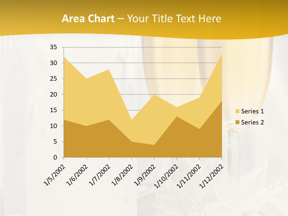Crystal Wed Glass PowerPoint Template