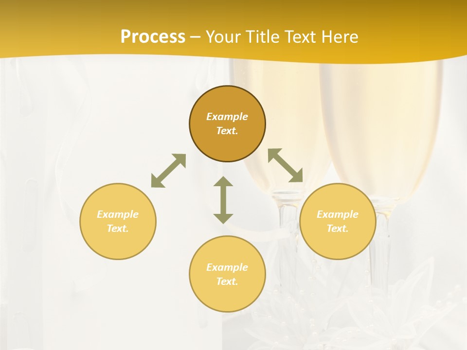 Crystal Wed Glass PowerPoint Template