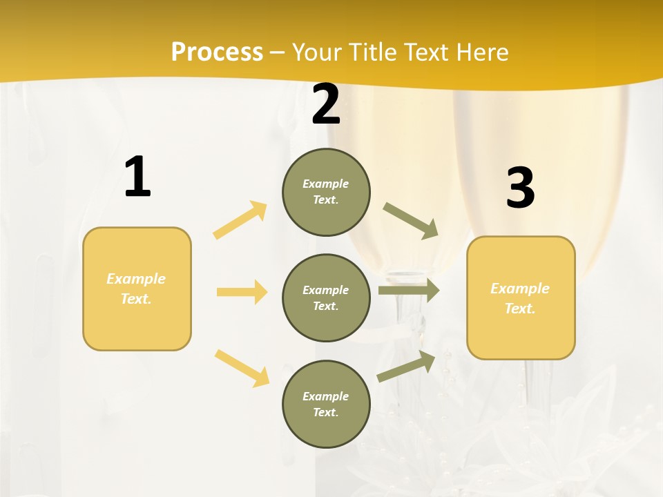 Crystal Wed Glass PowerPoint Template