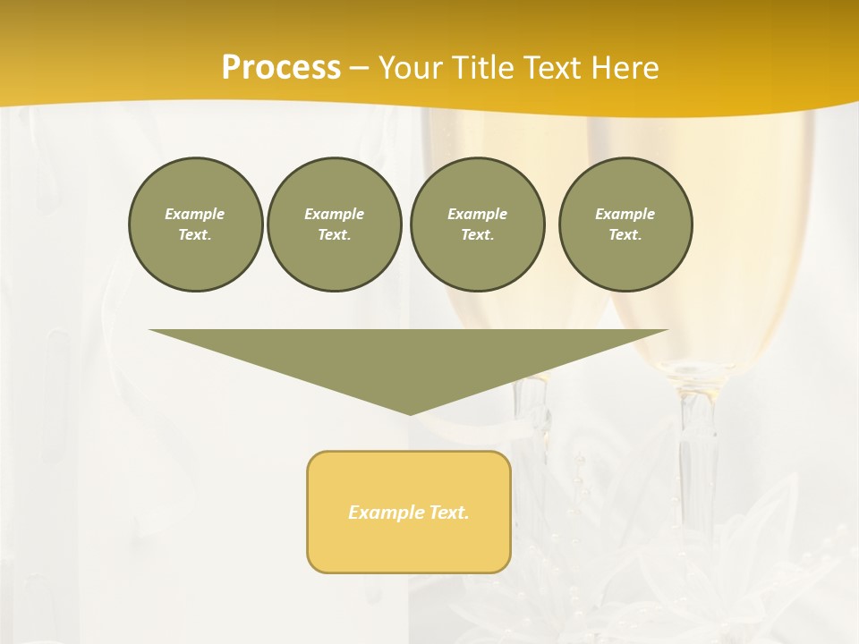 Crystal Wed Glass PowerPoint Template