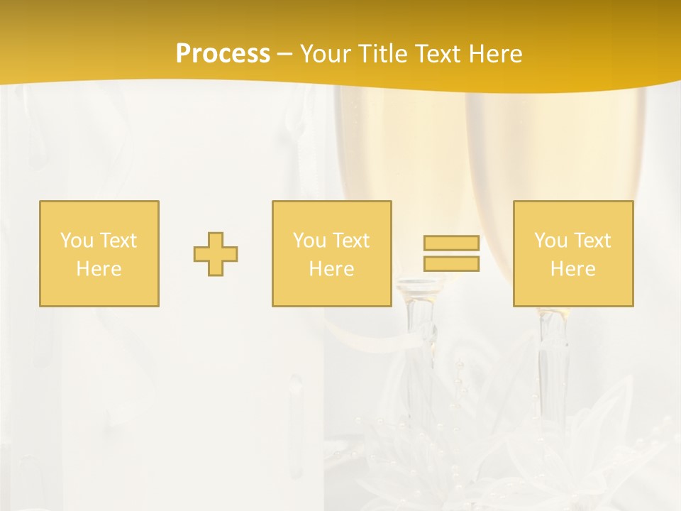 Crystal Wed Glass PowerPoint Template