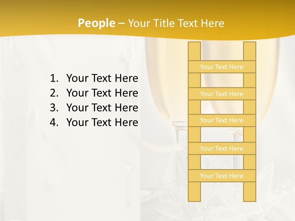Crystal Wed Glass PowerPoint Template