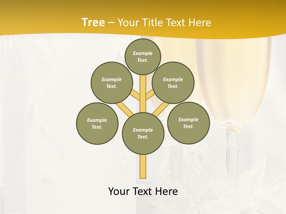 Crystal Wed Glass PowerPoint Template