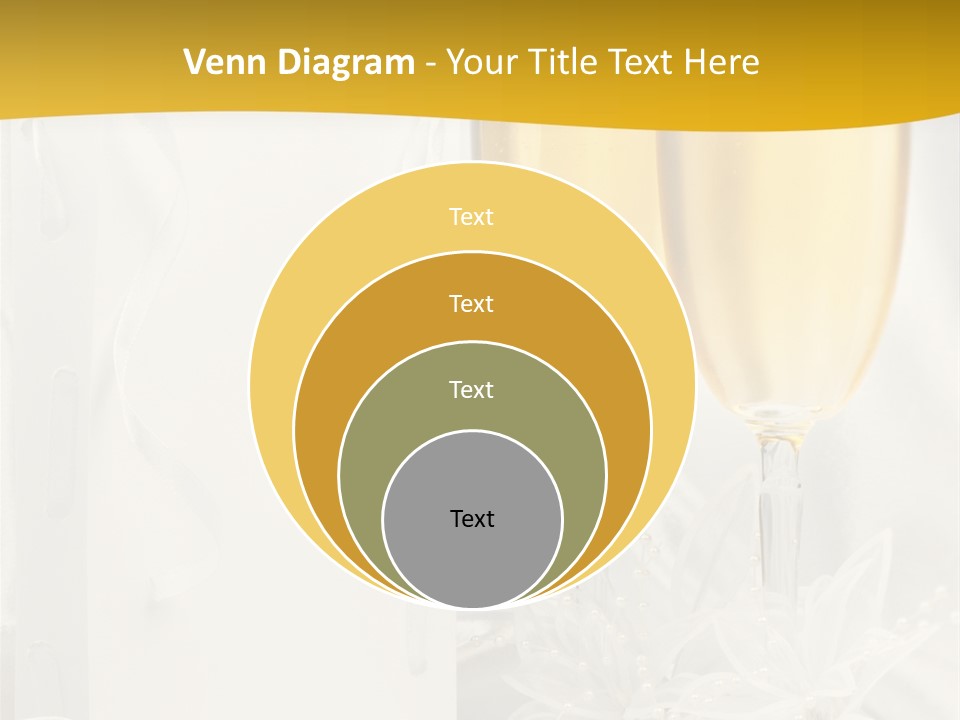Crystal Wed Glass PowerPoint Template